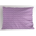 thumbnail image 1 of Ambesonne Oriental Pillow Sham, Ornamental Boho Design, 36" X 20", Mauve Pale Mauve, 1 of 2