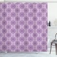 thumbnail image 1 of Ambesonne Oriental Shower Curtain, Monochrome Folk Ornament, 69"Wx70"L, Pastel Purple Mauve, 1 of 4