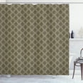 thumbnail image 1 of Ambesonne Oriental Shower Curtain, Traditional Antique Art, 69"Wx70"L, Green Dark Tan, 1 of 4
