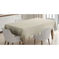 thumbnail image 1 of Ambesonne Oriental Tablecloth Rectangular Table Cover, Inspire, 52"x70", Brown and Ivory, 1 of 4