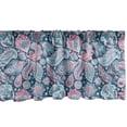 thumbnail image 1 of Ambesonne Oriental Window Valance, Bohemian Persian Paisley, 54" X 12", Blue Pink, 1 of 1