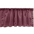 thumbnail image 1 of Ambesonne Oriental Window Valance, Curlicue Tulip Flower Leaf, 54" X 18", Dried Rose Pale Maroon, 1 of 3