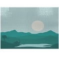 thumbnail image 1 of Ambesonne Ostrich Jigsaw Puzzle, Animal in the Lake, Heirloom-Quality Fun Activity for Family Durable Cardboard, 1000 pcs, Pale Blue Dark Teal, 1 of 5