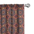 thumbnail image 1 of Ambesonne Ottoman Curtains, Orient Glass, Pair of 28"x63", Multicolor, 1 of 5