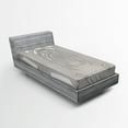 thumbnail image 1 of Ambesonne Outer Space Fitted Sheet, Galaxy Astronaut, Twin Size, Warm Taupe, 1 of 2