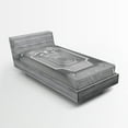 thumbnail image 1 of Ambesonne Outer Space Fitted Sheet, Planet Sun System, Twin XL Size, Grey, 1 of 3