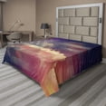 thumbnail image 1 of Ambesonne Outer Space Flat Sheet, Cloudy Night USA, Queen Size, Multicolor, 1 of 1
