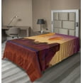 thumbnail image 1 of Ambesonne Outer Space Flat Sheet, Planetary Graphic, TwinXL Size, Dried Rose Marigold, 1 of 1