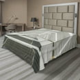 thumbnail image 1 of Ambesonne Outer Space Flat Sheet, Science Fiction, California King, Army Green Pale Grey, 1 of 1