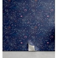 thumbnail image 1 of Ambesonne Outer Space Peel & Stick Wallpaper for Home, Celestial Universe Art, 13"x100", Dark Lavender Multicolor, 1 of 1