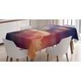 thumbnail image 1 of Ambesonne Outer Space Tablecloth Rectangular Table Cover, Cloudy Night USA, 52"x70", Multicolor, 1 of 3