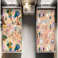 thumbnail image 1 of Ambesonne Owl Print Fitted Sheet Set 2 Pack All-Round Elastic, Colorful Forest Cartoon, Queen Size, Warm Taupe and Multicolor, 1 of 3