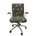 thumbnail image 1 of Ambesonne Owl Print Office Chair Cover Stretchable High Back, Night Birds Berries Art, Brown Green, 1 of 1