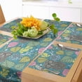 thumbnail image 1 of Ambesonne Owl Table Runner & Placemats, Hipster Animal Wise Bird, Placemat 4 pcs + Runner 14"x90", Dark Seafoam Multicolor, 1 of 2