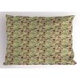 thumbnail image 1 of Ambesonne Owls Pillow Sham, Ornate Birds, 36" X 20", Multicolor, 1 of 2