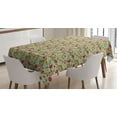 thumbnail image 1 of Ambesonne Owls Tablecloth Rectangular Table Cover, Ornate Birds, 60"x84", Multicolor, 1 of 4