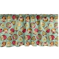 thumbnail image 1 of Ambesonne Owls Window Valance, Ornate Birds, 54" X 18", Multicolor, 1 of 3