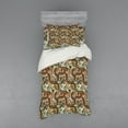 thumbnail image 1 of Ambesonne Paisley Bedding Set 3 Pcs, Persian Teardrop Motif, Twin XL, Multicolor, 1 of 2