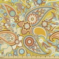 thumbnail image 1 of Ambesonne Paisley Fabric by the Yard Upholstery, Continuous Oriental Element, 10 Yards, Multicolor, 1 of 5