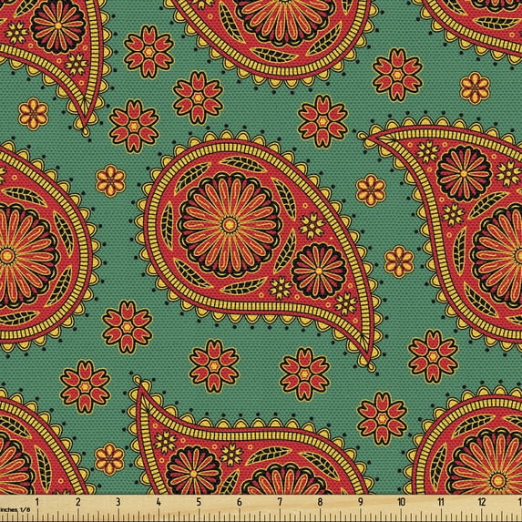Paisley Fabric By The Yard