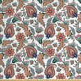 thumbnail image 1 of Ambesonne Paisley Fabric by the Yard Upholstery, Motifs with Flower Leafs, 10 Yards, Multicolor, 1 of 4