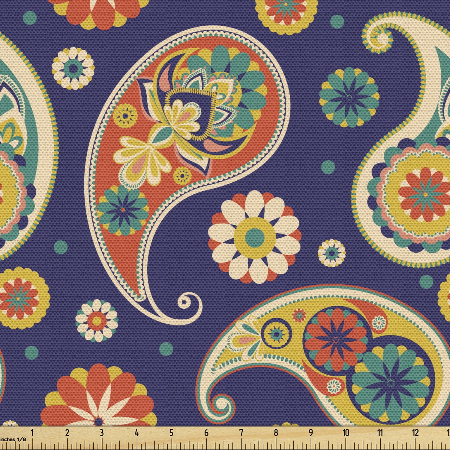 Paisley Fabric By The Yard