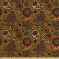 thumbnail image 1 of Ambesonne Paisley Fabric by the Yard Upholstery, Vintage Motif, 10 Yards, Multicolor, 1 of 4