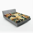 thumbnail image 1 of Ambesonne Paisley Fitted Sheet, Eastern Batik Style, Queen Size, Multicolor, 1 of 2