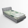 thumbnail image 1 of Ambesonne Paisley Fitted Sheet, Floral Vintage Patterns, Twin Size, Laurel Green, 1 of 2
