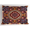 thumbnail image 1 of Ambesonne Paisley Pillow Sham, Flower Rug, 36" X 20", Multicolor, 1 of 2