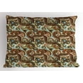 thumbnail image 1 of Ambesonne Paisley Pillow Sham, Persian Teardrop Motif, 36" X 20", Multicolor, 1 of 2