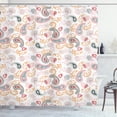 thumbnail image 1 of Ambesonne Paisley Shower Curtain, Bohemian Rose Buds Print, 69"Wx70"L, Pale Rose, 1 of 4