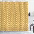 thumbnail image 1 of Ambesonne Paisley Shower Curtain, Earthy Tones Tribal Art, 69"Wx70"L, Dark Mustard Beige, 1 of 4
