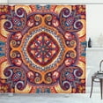thumbnail image 1 of Ambesonne Paisley Shower Curtain, Flower Rug, 69"Wx84"L, Multicolor, 1 of 5
