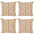 thumbnail image 1 of Ambesonne Paisley Throw Pillow Cover 4 Pack, South Motifs, 20", Multicolor, 1 of 2