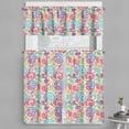 thumbnail image 1 of Ambesonne Paisley Valance & Curtain, Modern Striped Oriental, 55"x24", Multicolor, 1 of 6