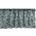thumbnail image 1 of Ambesonne Paisley Window Valance, Persian Curved Tip Motif, 54" X 12", Dark Blue Beige, 1 of 3