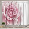 thumbnail image 1 of Ambesonne Pale Pink Kitchen Curtains, Rose Petals Beauty, 55"x39", Pale Pink White, 1 of 3