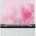 thumbnail image 1 of Ambesonne Pale Pink Kitchen Curtains, Spring Flora Shabby, 55"x39", Pale Pink, 1 of 2