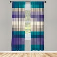 thumbnail image 1 of Ambesonne Palette Curtains, Vortex Swirls Pattern Art, Pair of 28"x84", Dark Ceil, 1 of 2