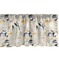 thumbnail image 1 of Ambesonne Panda Window Valance, Sleeping Pandas and Rainbows, 42" x 12", Multicolor, 1 of 3