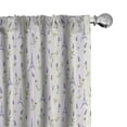 thumbnail image 1 of Ambesonne Paris Curtains, Lavender Eiffel Pastel, Pair of 28"x84", Pale Green Lavender, 1 of 5
