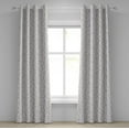 thumbnail image 1 of Ambesonne Paris Grommet Curtain, Lavender Eiffel Pastel, 50" x 108", Pale Green Lavender, 1 of 6