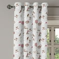 thumbnail image 1 of Ambesonne Paris Grommet Curtain Single Panel, City of Love and Fashion, 50"x60", Redwood Pearl Pink, 1 of 5