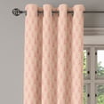 thumbnail image 1 of Ambesonne Paris Grommet Curtain Single Panel, Eiffel Tower Pattern, 50"x60", Pale Yellow Dark Coral, 1 of 5