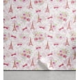 thumbnail image 1 of Ambesonne Paris Peel & Stick Wallpaper for Home, Eiffel French Bouquet Form, 13"x72", Pale Green Pale Pink, 1 of 6