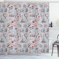 thumbnail image 1 of Ambesonne Paris Shower Curtain, France City of Love, 69"Wx75"L, Multicolor, 1 of 3