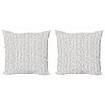 thumbnail image 1 of Ambesonne Paris Throw Pillow Cover 2 Pack, Lavender Eiffel Pastel, 20", Pale Green Lavender, 1 of 6