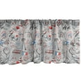 thumbnail image 1 of Ambesonne Paris Window Valance, France City of Love, 54" X 12", Multicolor, 1 of 3