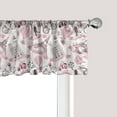 thumbnail image 1 of Ambesonne Paris Window Valance, Kissing Couple Valentines, 54" X 12", Pale Pink Rose, 1 of 3